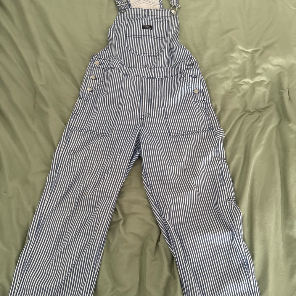 H&M Striped Overalls
